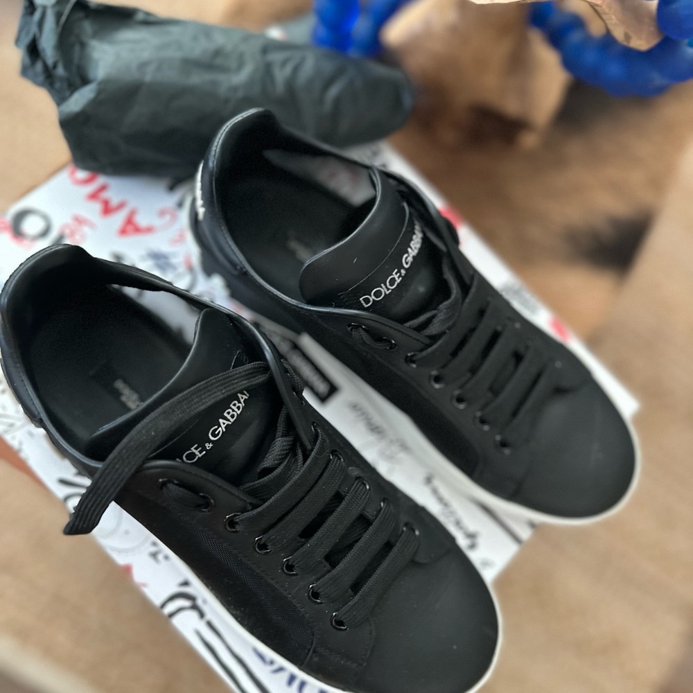OUT OF STOCK Authentic DOLCE & GABBANA Portotino low-top sneakers - Picture 10 of 15